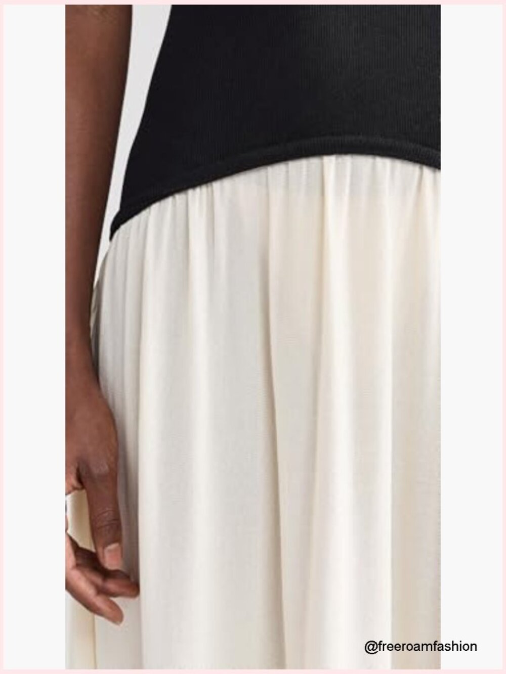 Halter Neck A-Line Midi Dress with Drop Waist - Picture 6 of 6